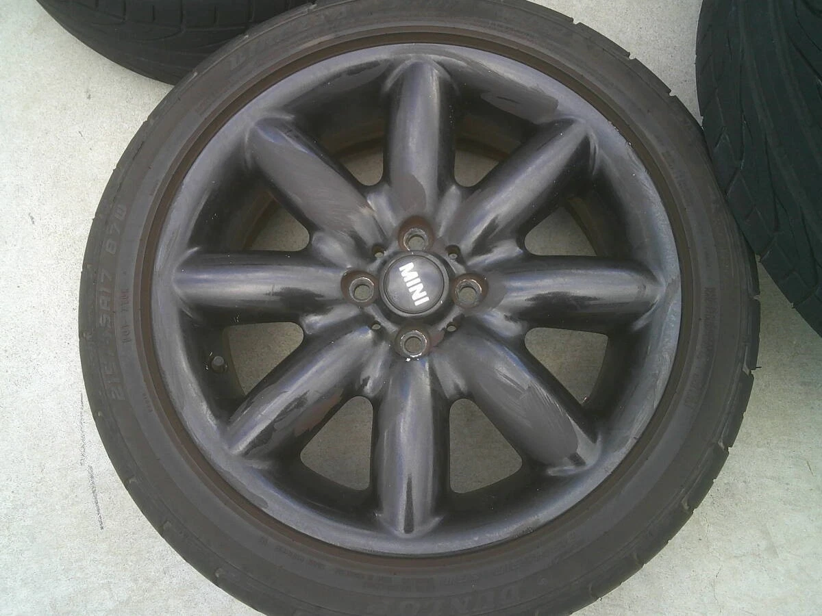 JDM BMW Mini Genuine 17 Aluminum Wheels 4-Bolt Pattern 7J x 17 +48 PCD No Tires - Image 3