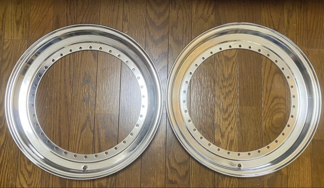 JDM BBS 17inch 1.5J genuine outer lip 2 pieces① No Tires - Image 2