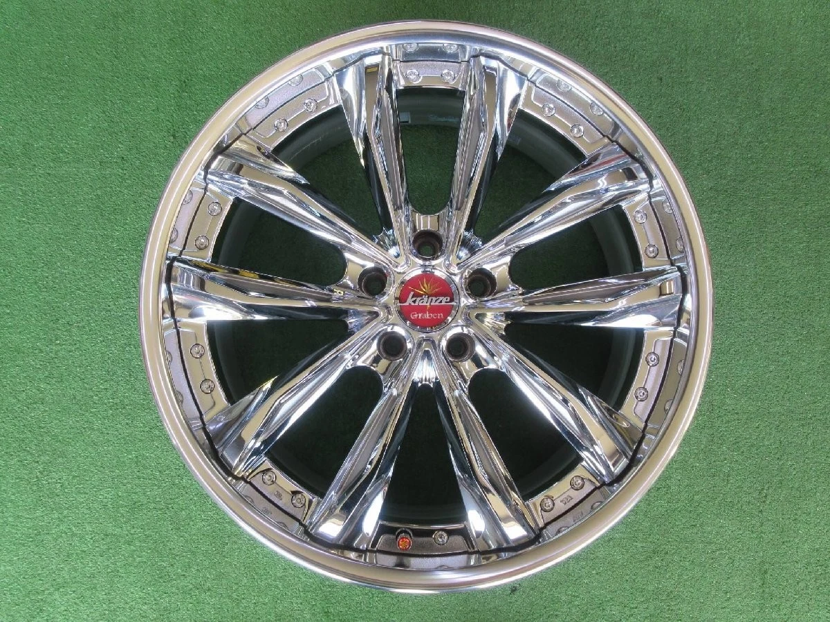 JDM Weds Kranze Graven 3-piece wheels 8.5J-20 5x114.3 offset +36 offse No Tires - Image 10