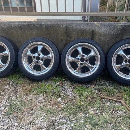 JDM WORK 155 spoke wheels bonus tire set No Tires
