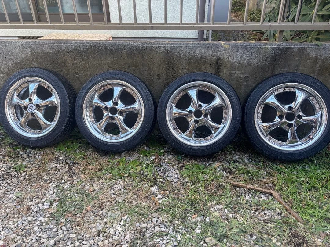 JDM WORK 155 spoke wheels bonus tire set No Tires
