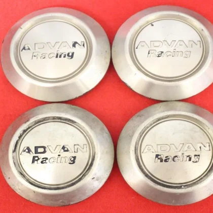 JDM 4 Advan Racing Aftermarket Wheel Center Plates Center Covers Emble No Tires