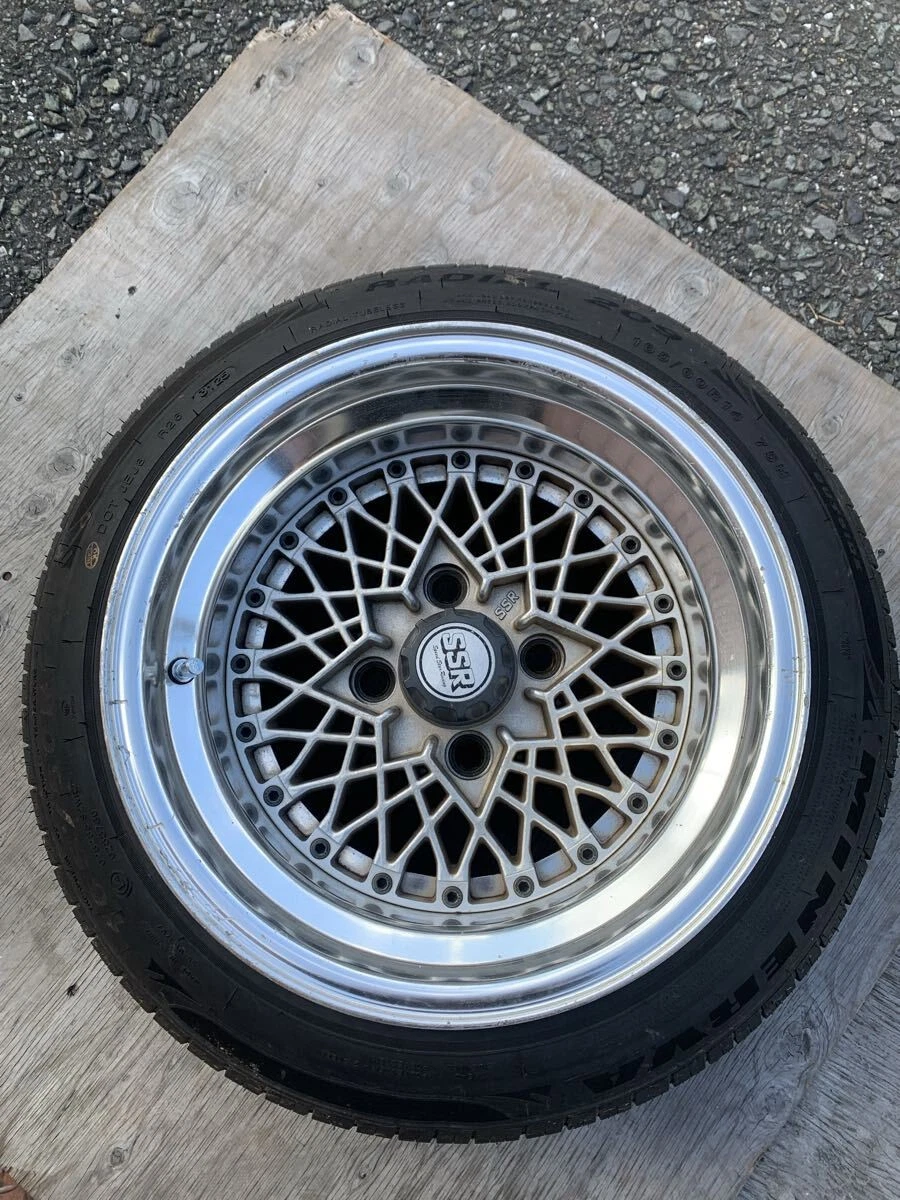 JDM SSR Speedster Formula Messi 9J Ctype PCD114.3 4-hole/5-hole old ca No Tires - Image 2