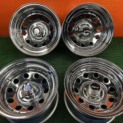 JDM RT-12 15 deep rim black plated 8J ET -16 PCD114.3-4Book No Tires