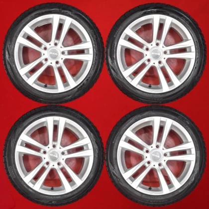 JDM 4BookSET for BMW Pirelli Ice Asymmetrico 225/45R17 91Q MAK Aluminu No Tires