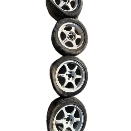 JDM SSR Type-C 16 8J 2Book Ligamaster Evo 15 6.5J 2Book none damaged P No Tires