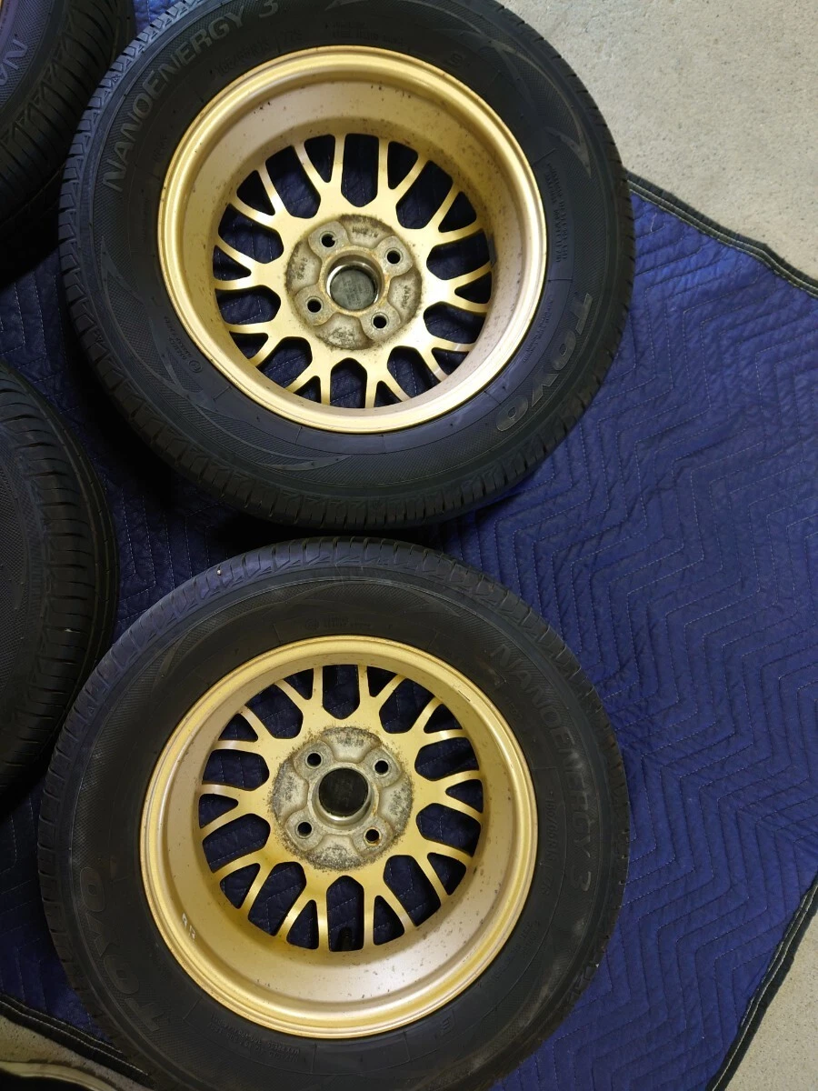 JDM BBS FORGED 13 Subaru OP tires 2023 model 165/65R13 very sharp out No Tires - Image 6