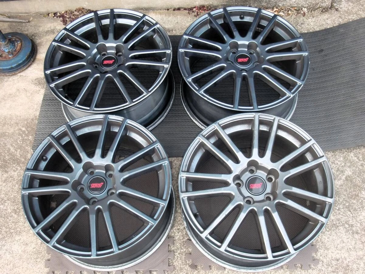 JDM Available GRB WRX STi Spec C genuine wheels ENKEI 18x8.5J offset 5 No Tires