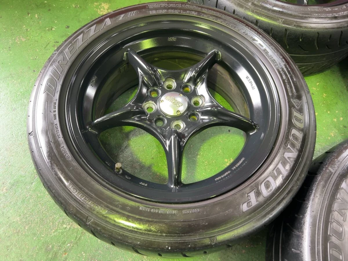 JDM DEEPSRACING Nothing Limited Mugen RNR 156.5J +45 PCD100 DIREZZA ZI No Tires - Image 6