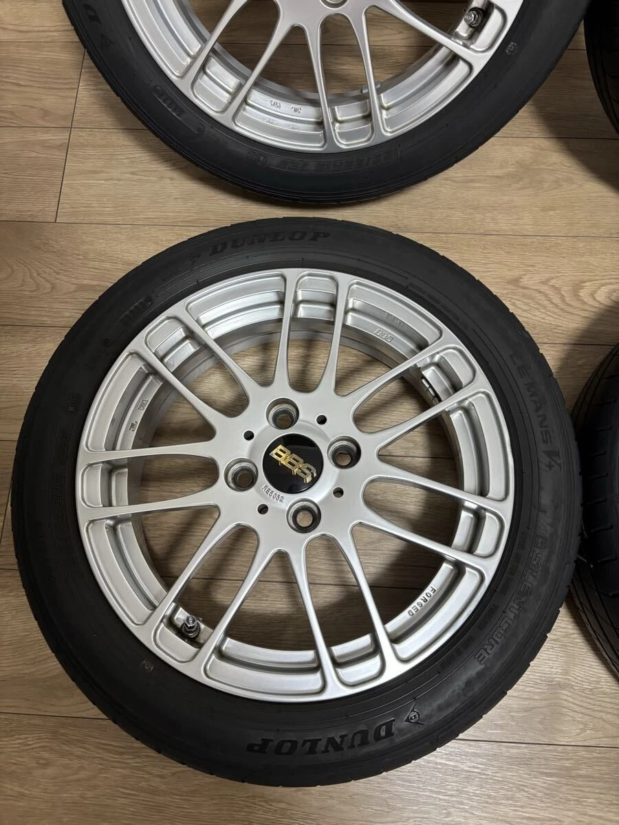 JDM Rare BBS RE5032 15-inch 5J+43 165/55R15 4-Book Set RE-L2 DS PCD100 No Tires - Image 5