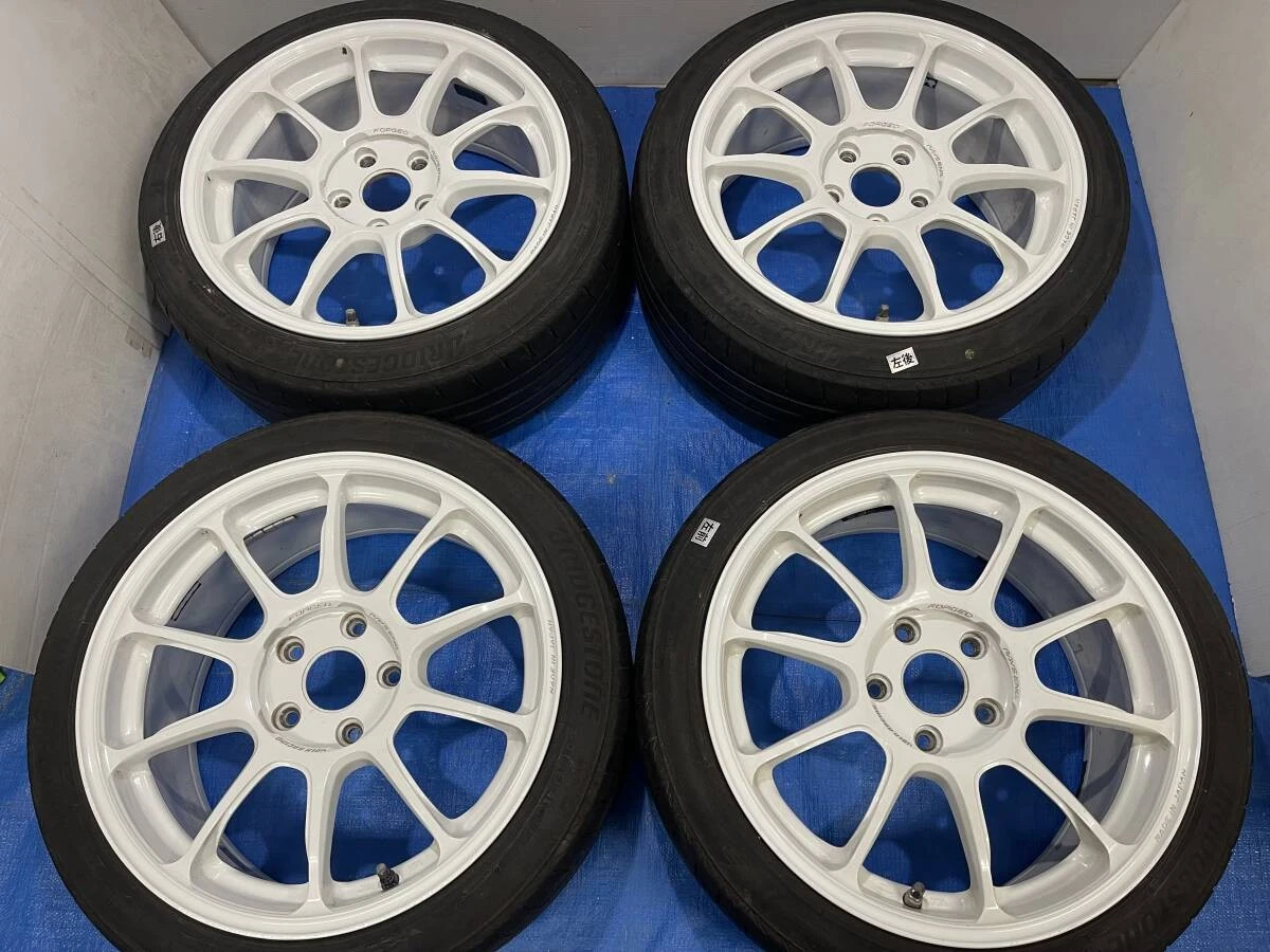 JDM Rare White ZE40 lightweight forging RAYS 17x8J +48 114.3/5BS 205/4 No Tires