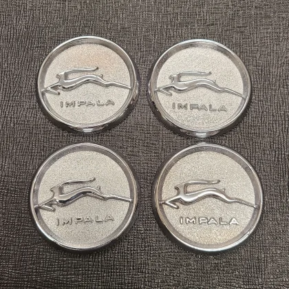 JDM Impala Metal Chip Knockoff Dayton Zenith Wire Wheel Center Cap Hyd No Tires