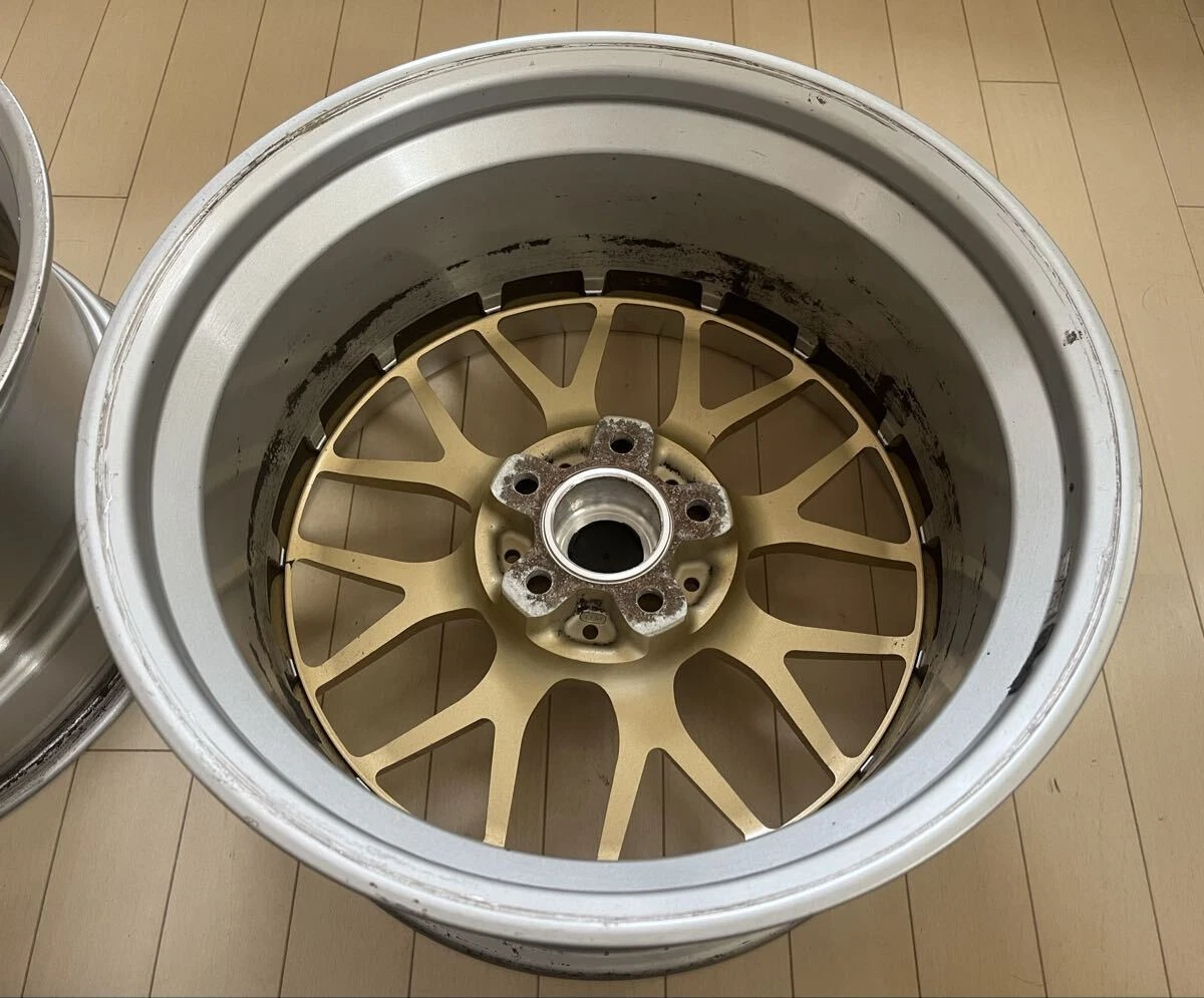 JDM BBS RS-GT 189.5J+15 PCD114.3 5H forging gold 2-piece GT-R size dee No Tires - Image 7