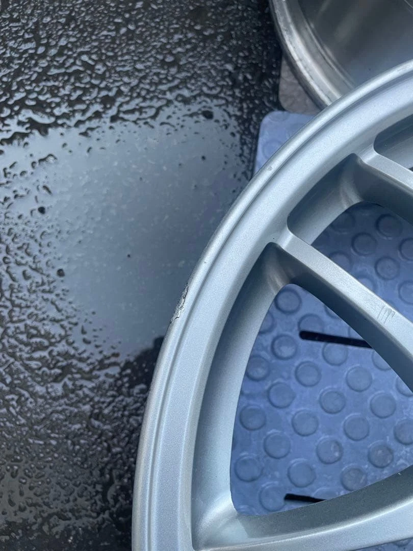 JDM Mitsubishi Genuine OZRacing Enkei 17 Wheels 4-Pack No Tires - Image 5