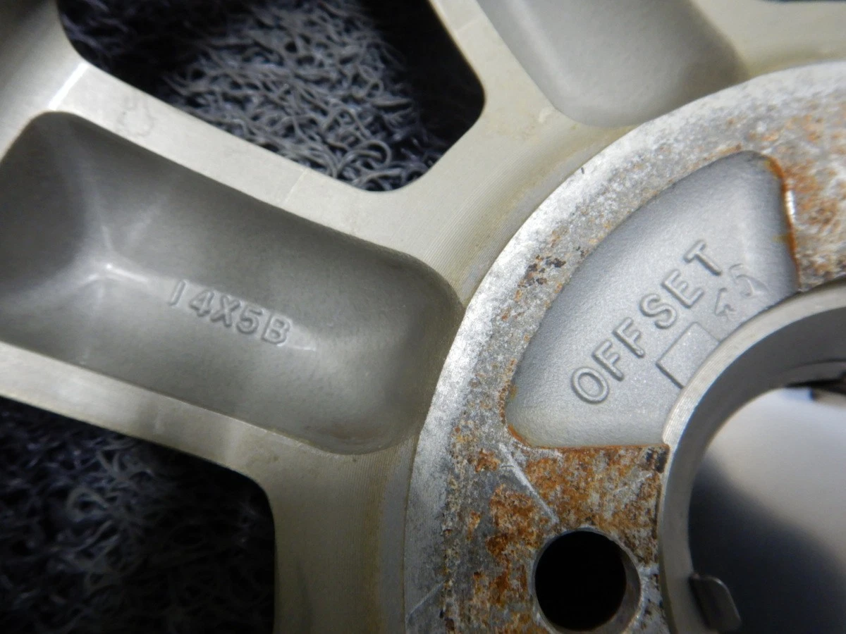 JDM BT3336 RareBR Black Racing Chrome Wheel 145J 4H +45/100 4Book Blac No Tires - Image 9