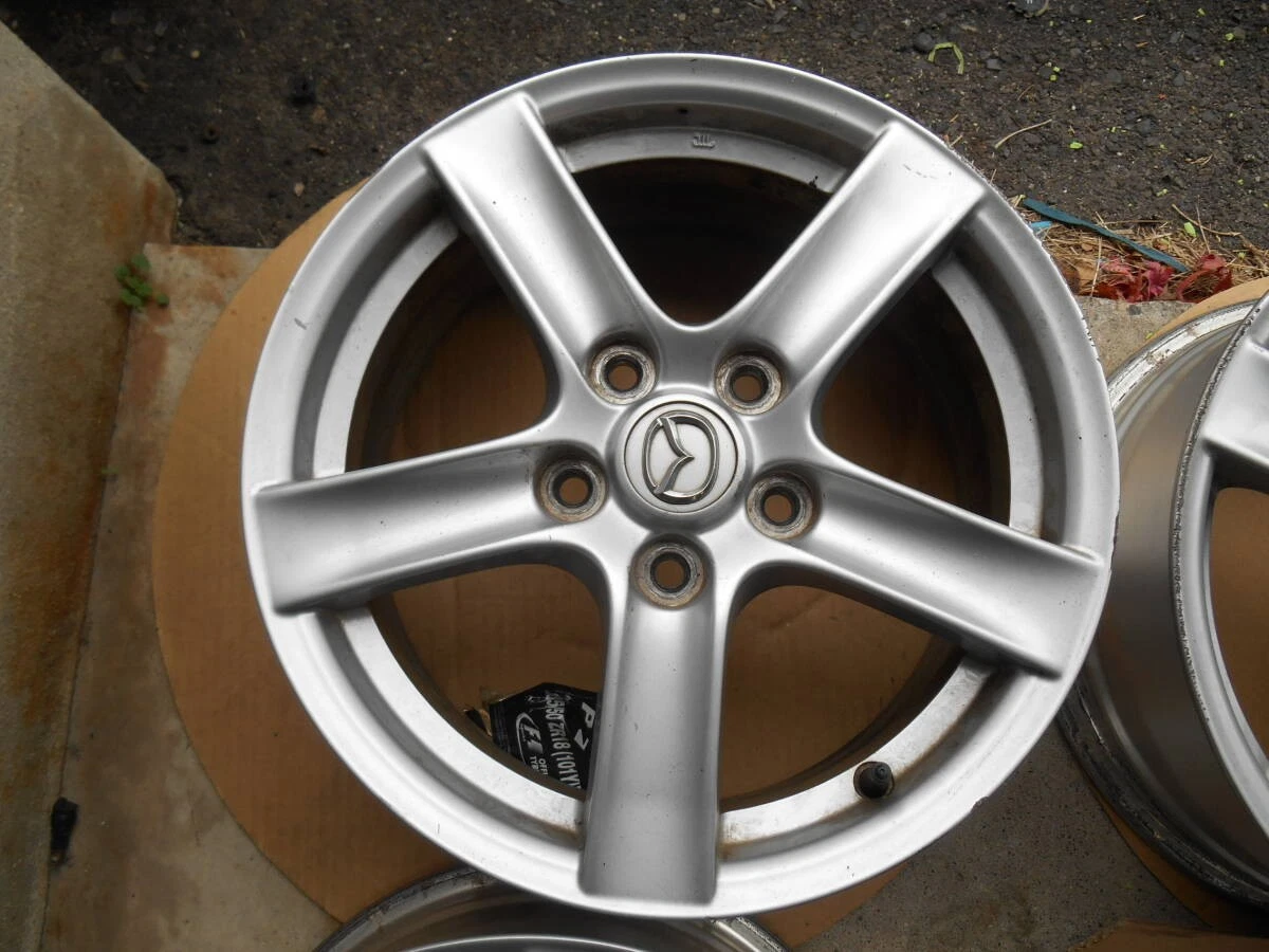 JDM Set of 4 Mazda NC Roadster genuine 6.5J-16 offset +55 pcd 114.3 5- No Tires - Image 9