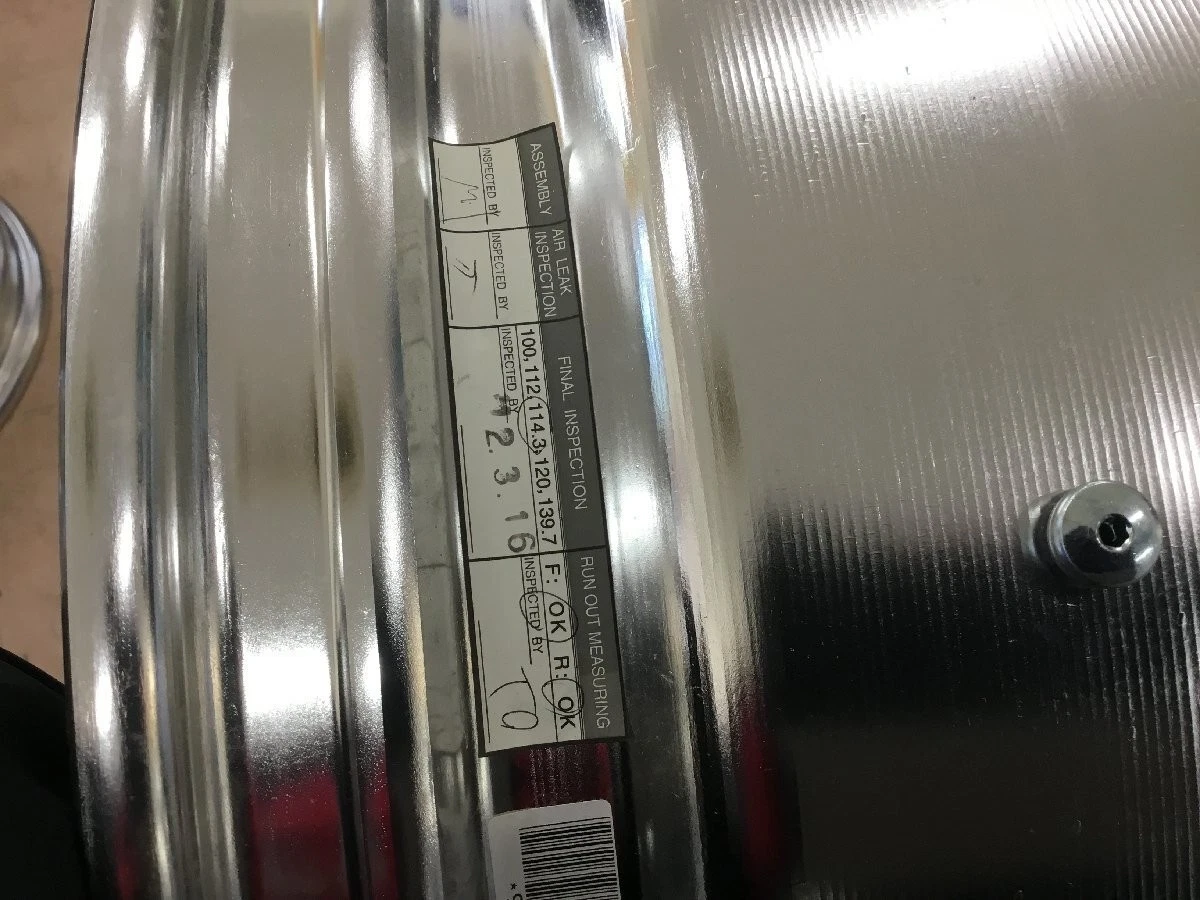 JDM Big Tahara Outlet: AME Sharen XR75 208.5/9.5J 5-lug 114.3 +38 win No Tires - Image 8