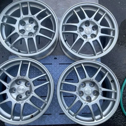 JDM Mitsubishi Genuine OZRacing Enkei 17 Wheels 4-Pack No Tires
