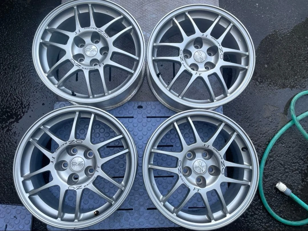 JDM Mitsubishi Genuine OZRacing Enkei 17 Wheels 4-Pack No Tires