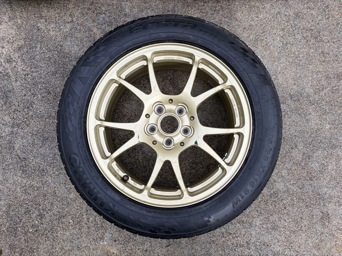 JDM 86 Racing ZN6 BRZ TWS Motorsport T66-F 205/55R 16 4-Book Set No Tires - Image 3