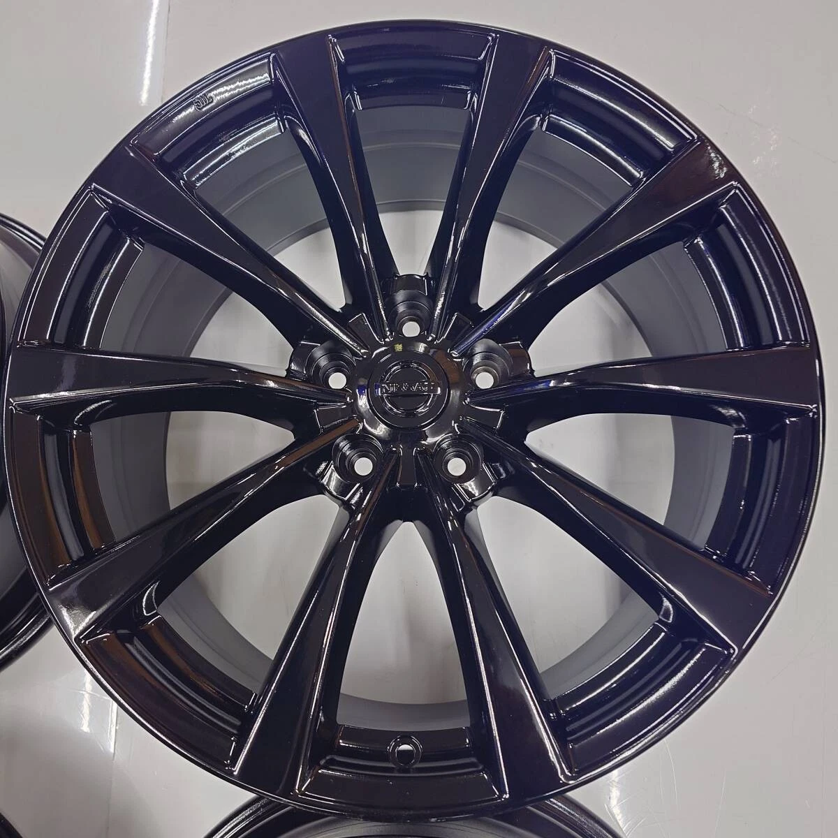 JDM Black repainting Nissan V36 Skyline Coupe genuine 19-inch wheels 8 No Tires - Image 3
