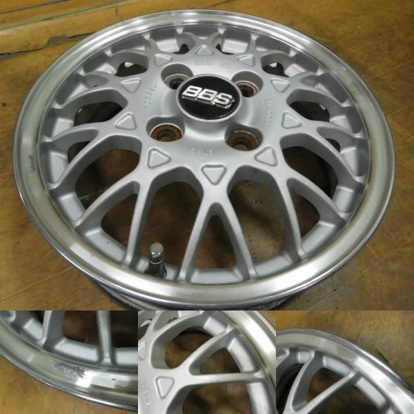 JDM 15-779Beautiful forgingBBS Subaru genuine option 13in 4J +45 wheel No Tires - Image 2