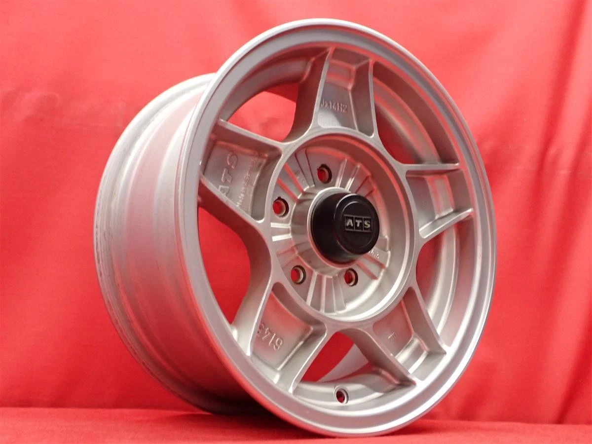 JDM 1980 manufactured ATS Type A Used Wheel 4Book 6J 14x6+16 5x114.3 Hub73 - Image 2