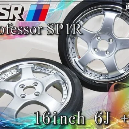 JDM Clean // 25 year old tires included SSR Professor SP1R 166J +39 No Tires