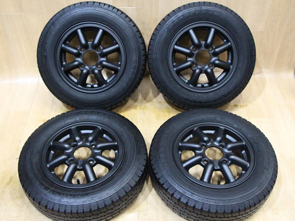 JDM C87 Rare Black Racing BR Black Racing 12X4.5J+45 PCD110 145R12 6PR No Tires