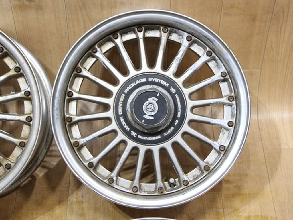 JDM B876 Old car out of production WORK EWING II EWING 2 Mesh 14x6J+15 No Tires - Image 3