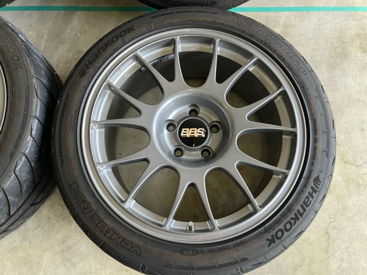 JDM No scratches BBS RE 8.5J 9.5J +24 18114.3 245 275 Celsior Aristo C No Tires - Image 3
