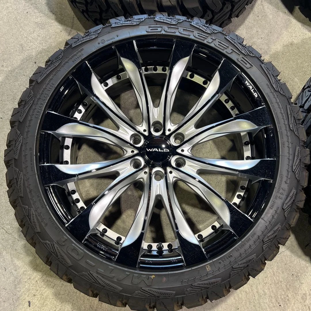 JDM WALD Jarrett J11C 22" Tire & Wheel Set of 4 970cc No Tires - Image 3