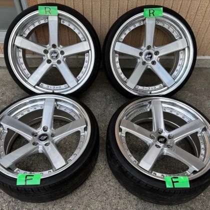 JDM WORK Gist ST2 20-inch wheel and tire set No Tires