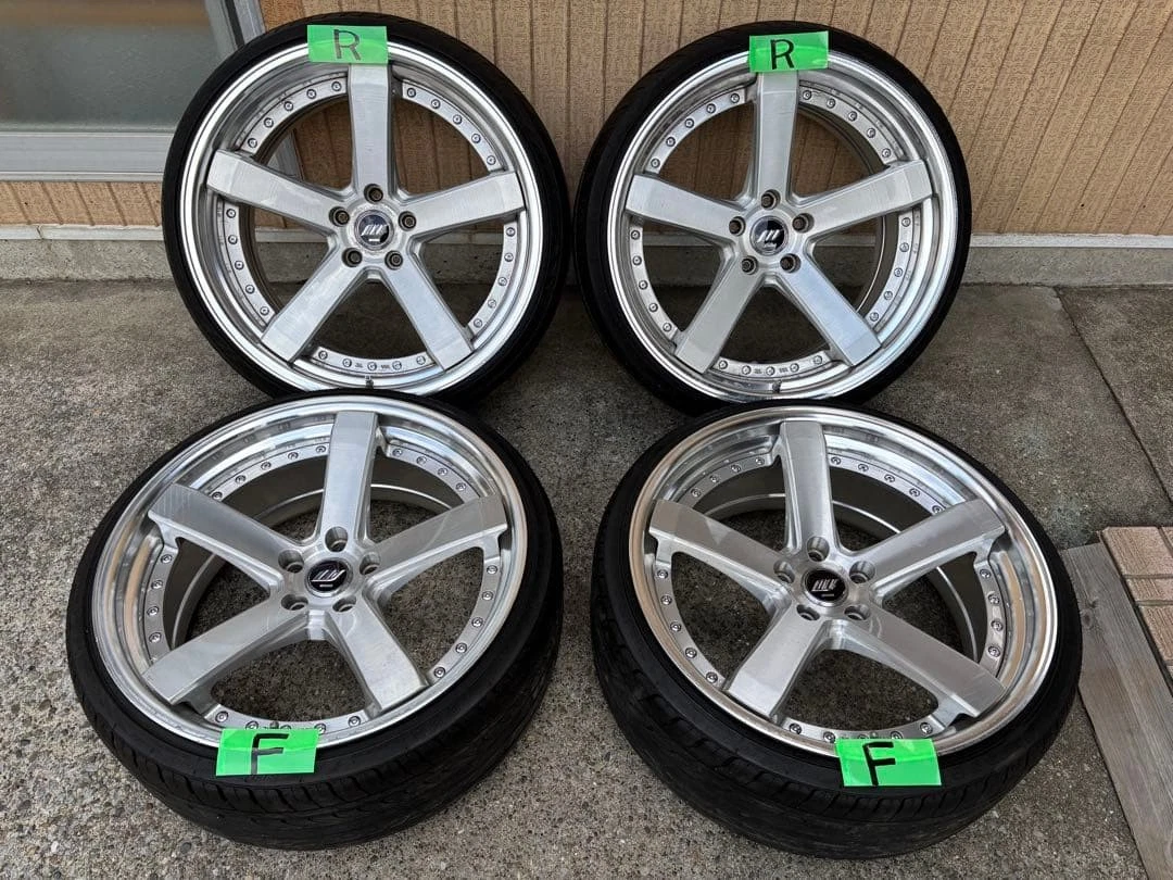 JDM WORK Gist ST2 20-inch wheel and tire set No Tires