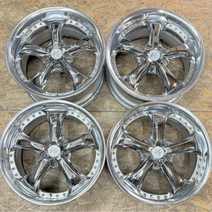 JDM WORK VS-KF 188J+45O PCD114.3 5-hole 5H plated deep rim discontinue No Tires