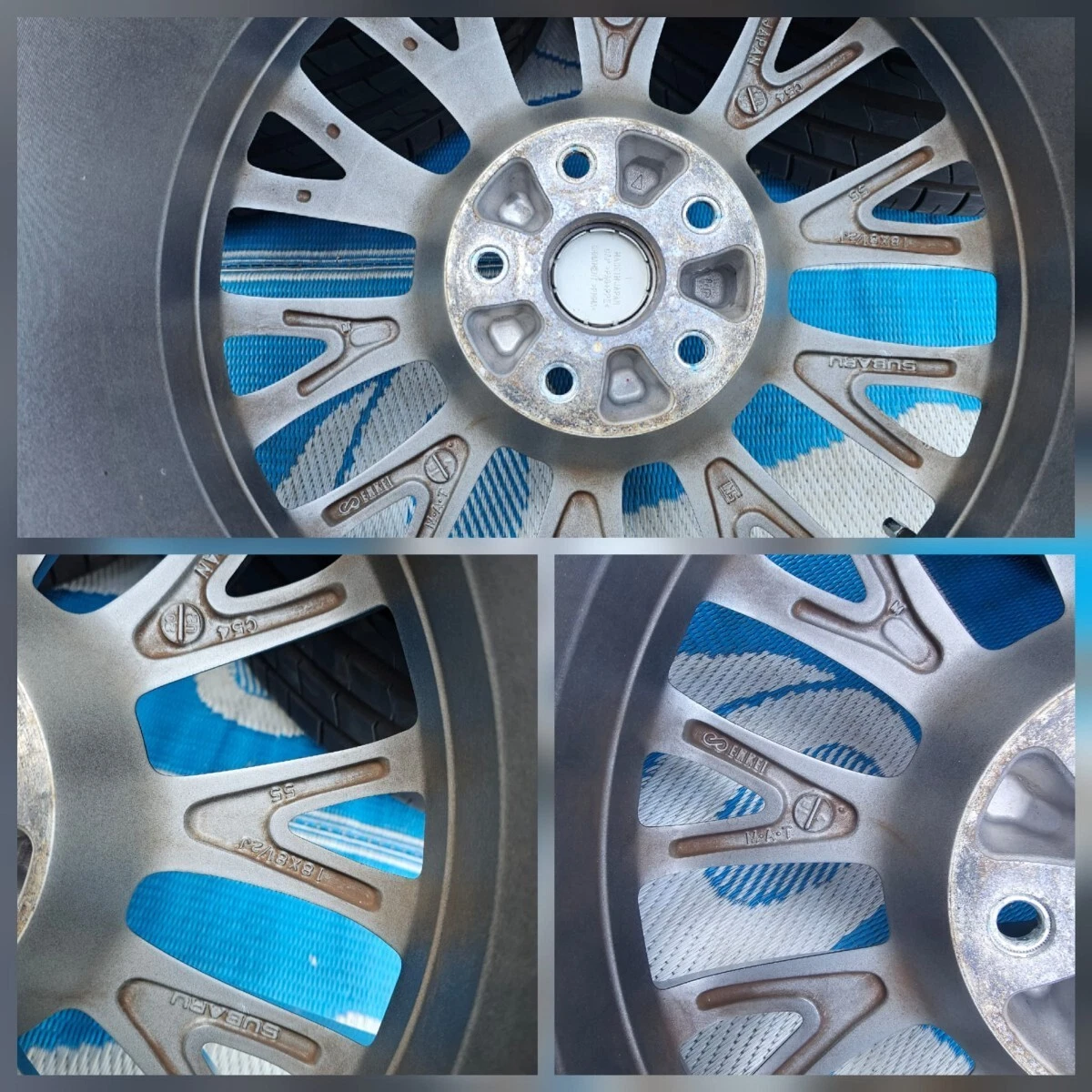 JDM Subaru WRX S4 genuine optional wheels 18-inch 8.5J +55 pcd 114.3 w No Tires - Image 6