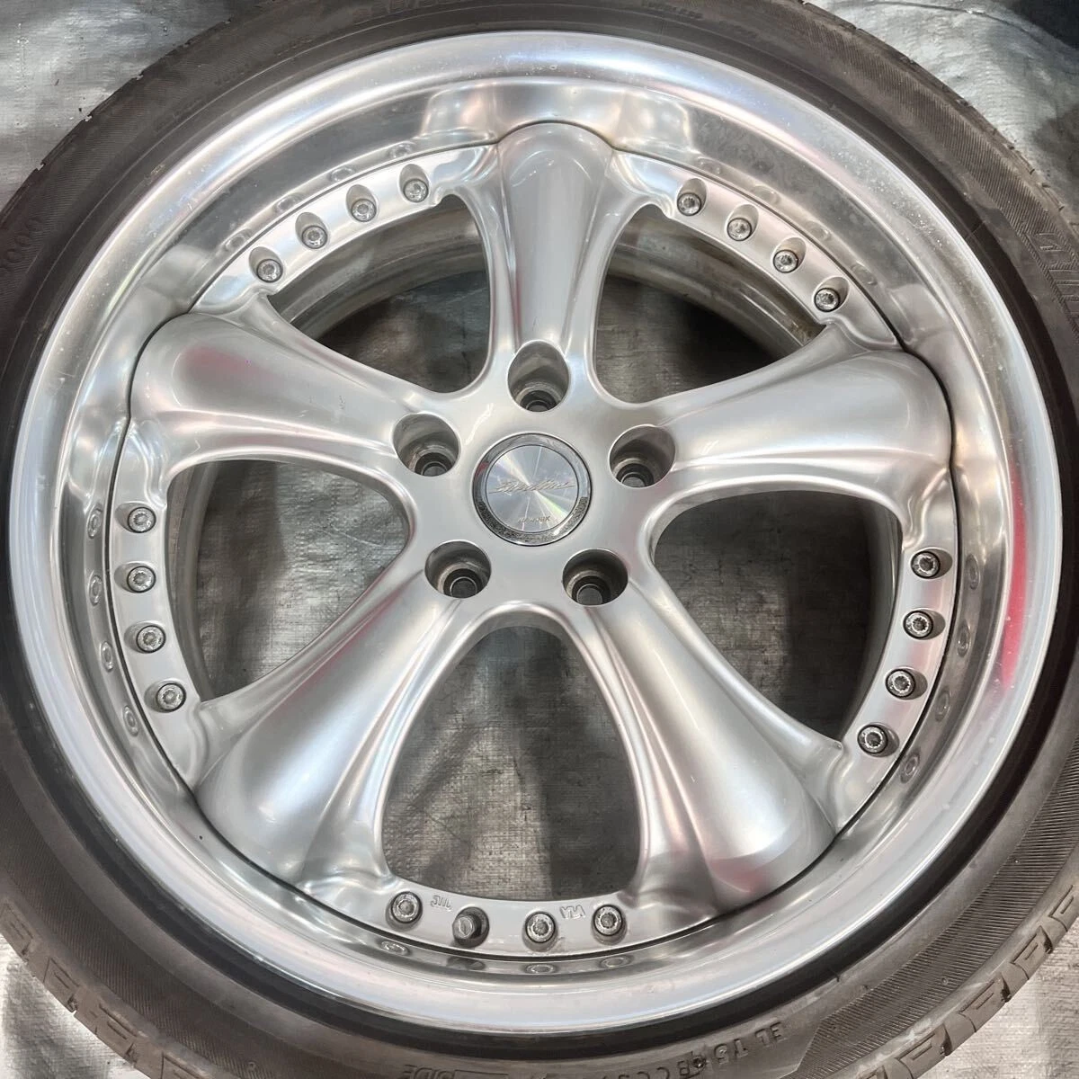 JDM WORK EUROLINE ESE-F 1818x8J +35 114.3 5H Deep Rim Aluminum Wheels No Tires - Image 5