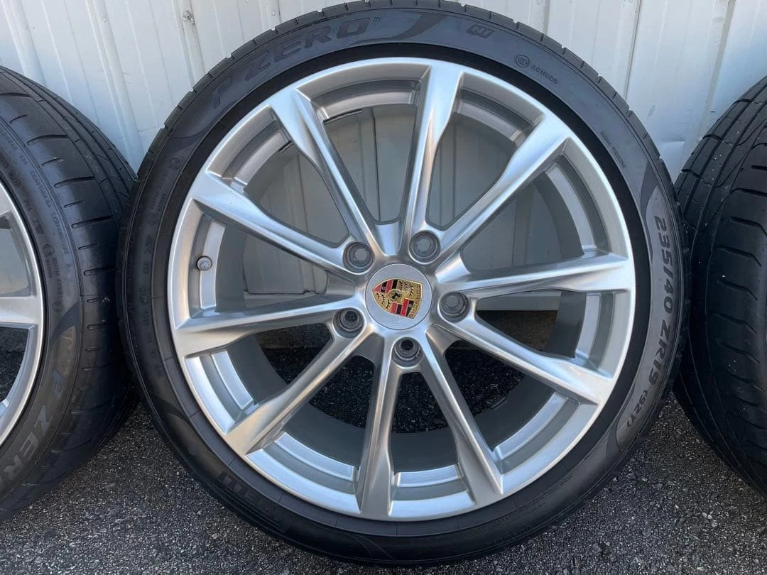 JDM Genuine Porsche Boxster S wheels and P-Zero 19 tires set No Tires - Image 4