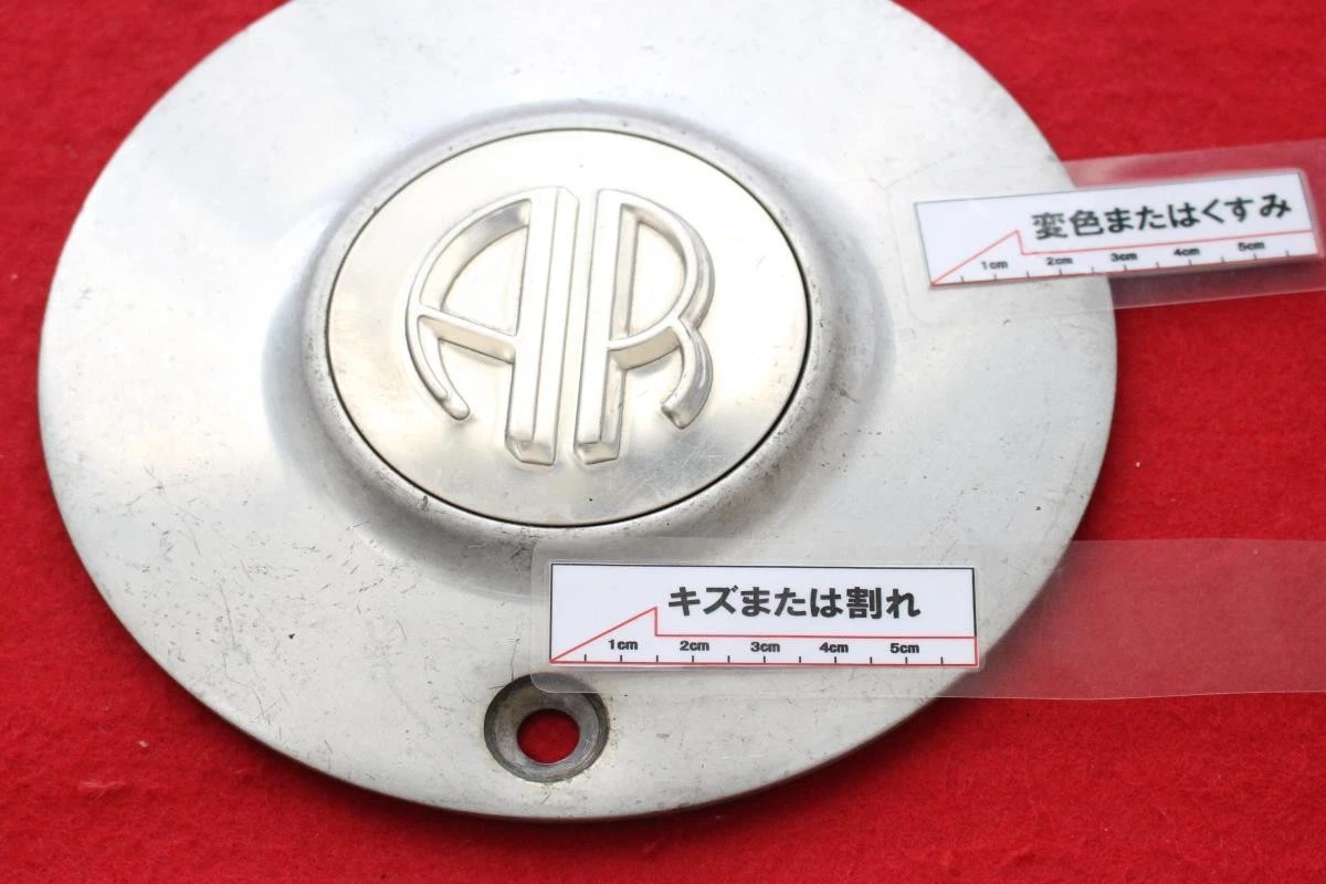 JDM 1 sheet American Racing aftermarket used wheel center plate center No Tires - Image 5