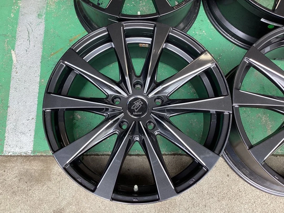 JDM BRAVE 22-inch 9.5Jet50 PCD150 5-lug wheels for Land Cruiser LX570 No Tires - Image 5