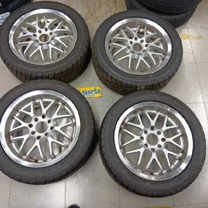 JDM Koshigaya 09-129017 Sparco Mesh TOYO R1R 15-inch 4-Book Set 195/50 No Tires