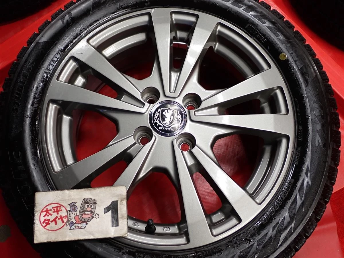 JDM Set of 4 Bridgestone Bridgestone Zack VRX2 185/55R15 82Q 5W-Spoke No Tires - Image 5