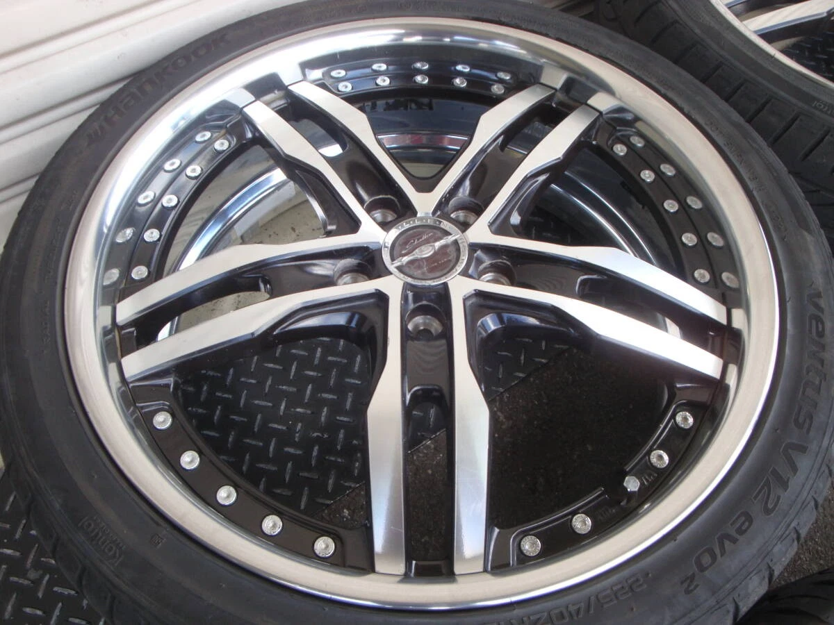 JDM AME Sharen 19-inch aluminum wheels + Hancock 225/40ZR19 2-pack and No Tires - Image 5