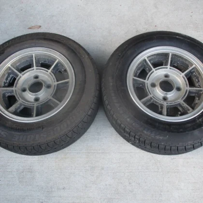 JDM Dunlop Topy 13-inch 2-wheel set PCD114.3 4-lug 6JJ OFF+15 185/70R1 No Tires