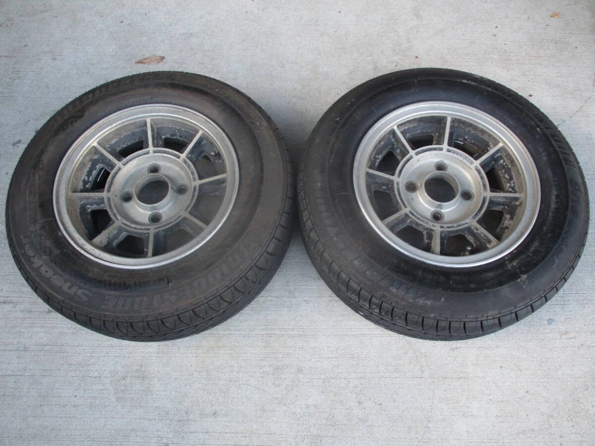 JDM Dunlop Topy 13-inch 2-wheel set PCD114.3 4-lug 6JJ OFF+15 185/70R1 No Tires