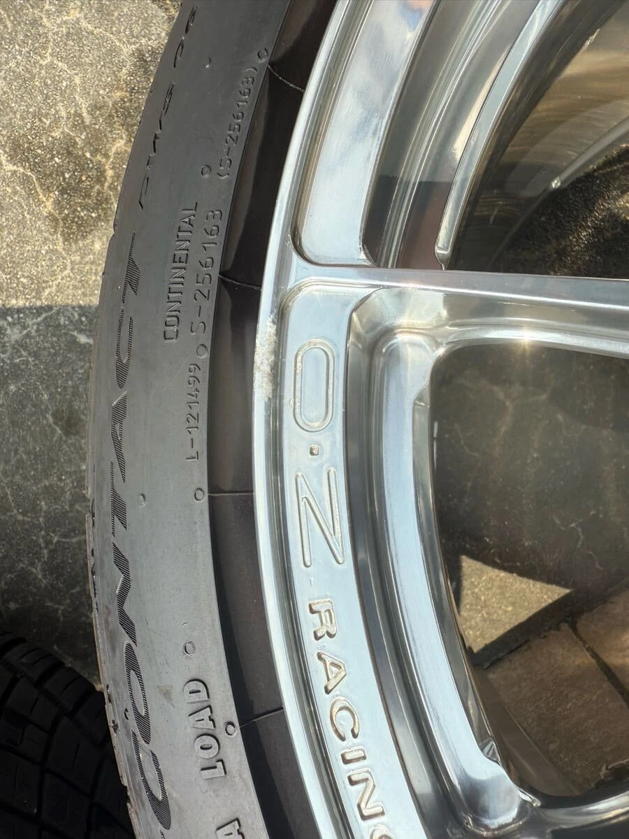 JDM Rare OZ Racing SUPERFORGIATA 19pcd120 Front 8.5j +29 Rear 10j +23 No Tires - Image 7