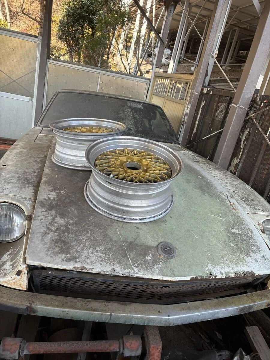 JDM Old car RAYS Rays "Volk Racing Mesh" wheels for DR30 Seibu Keisats No Tires - Image 5