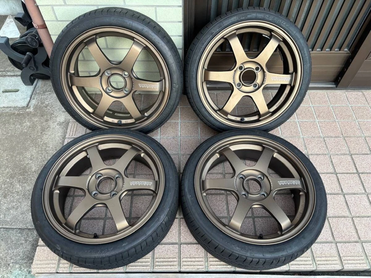 JDM RAYS TE37 SONIC 16-inch 6J +42 4H PCD100 165-45-16 4-wheel RAYS No Tires