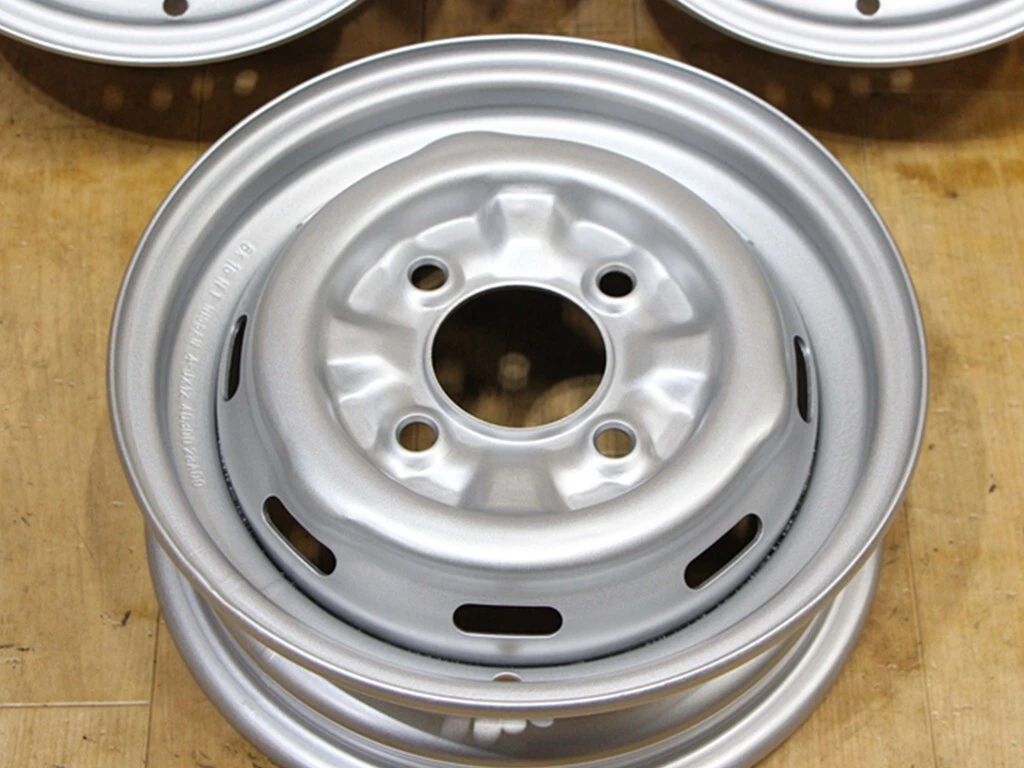 JDM B794 Nissan Genuine 12x4J+45 PCD114.3 73mm Hub Diameter 3Book Iron No Tires - Image 3