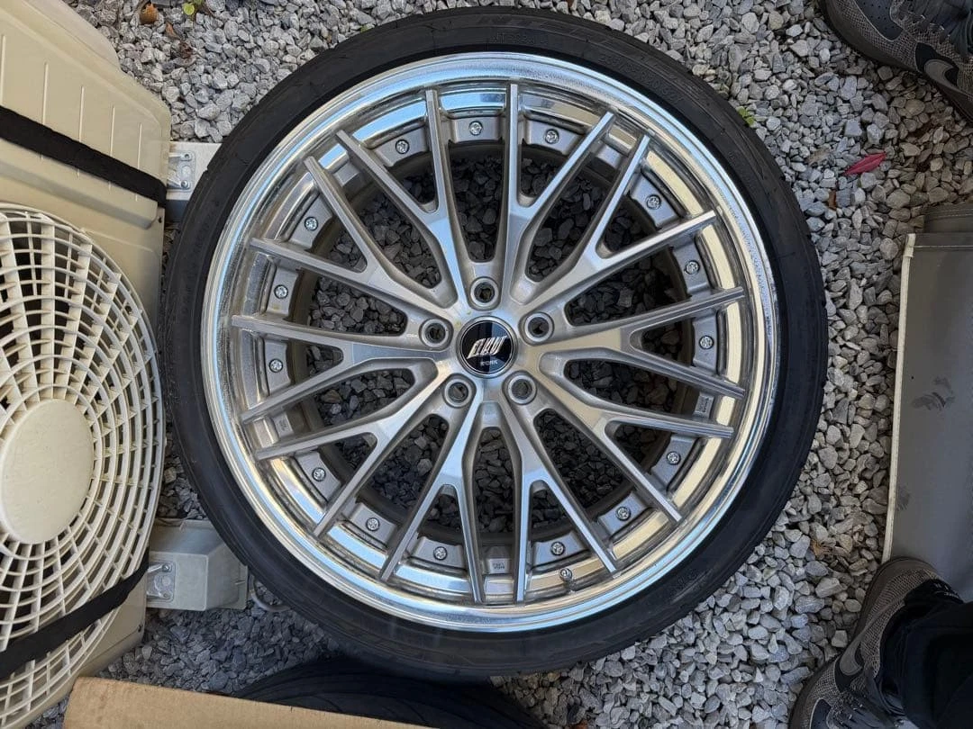 JDM work WORK Gist 20-inch Burr Groove No Tires - Image 3